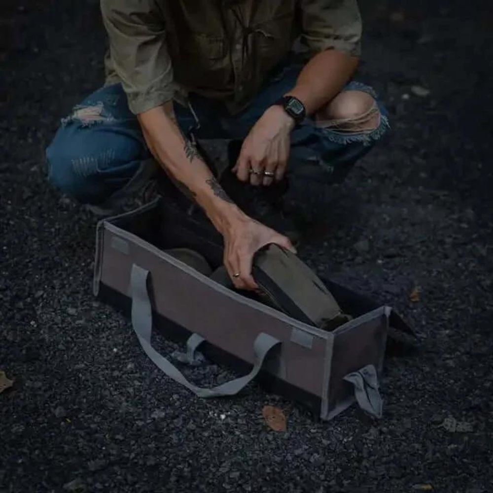 Campingmoon Outdoor Multi-functional Collapsible Canvas Bag - Large, Storage Bags,    - Outdoor Kuwait