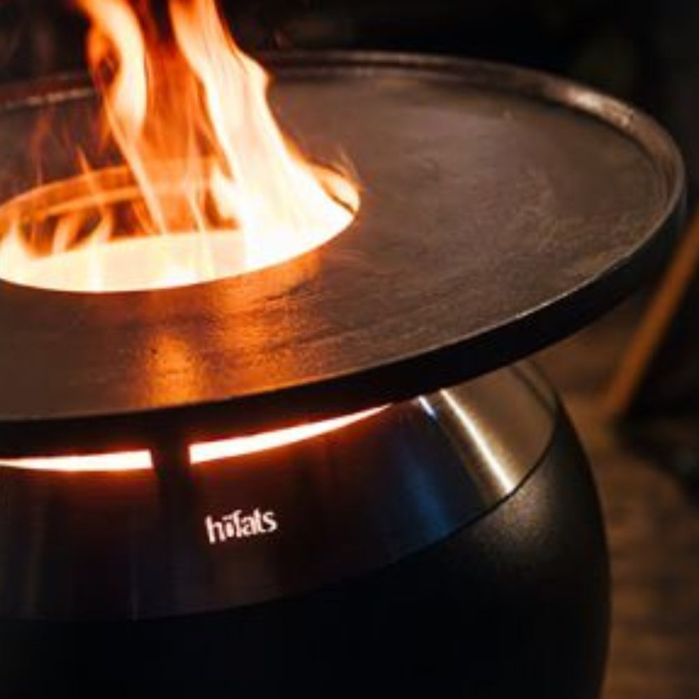 Hofats Moon 45 Fire Basket - Plancha, Firepit Lid, - Outdoor Kuwait