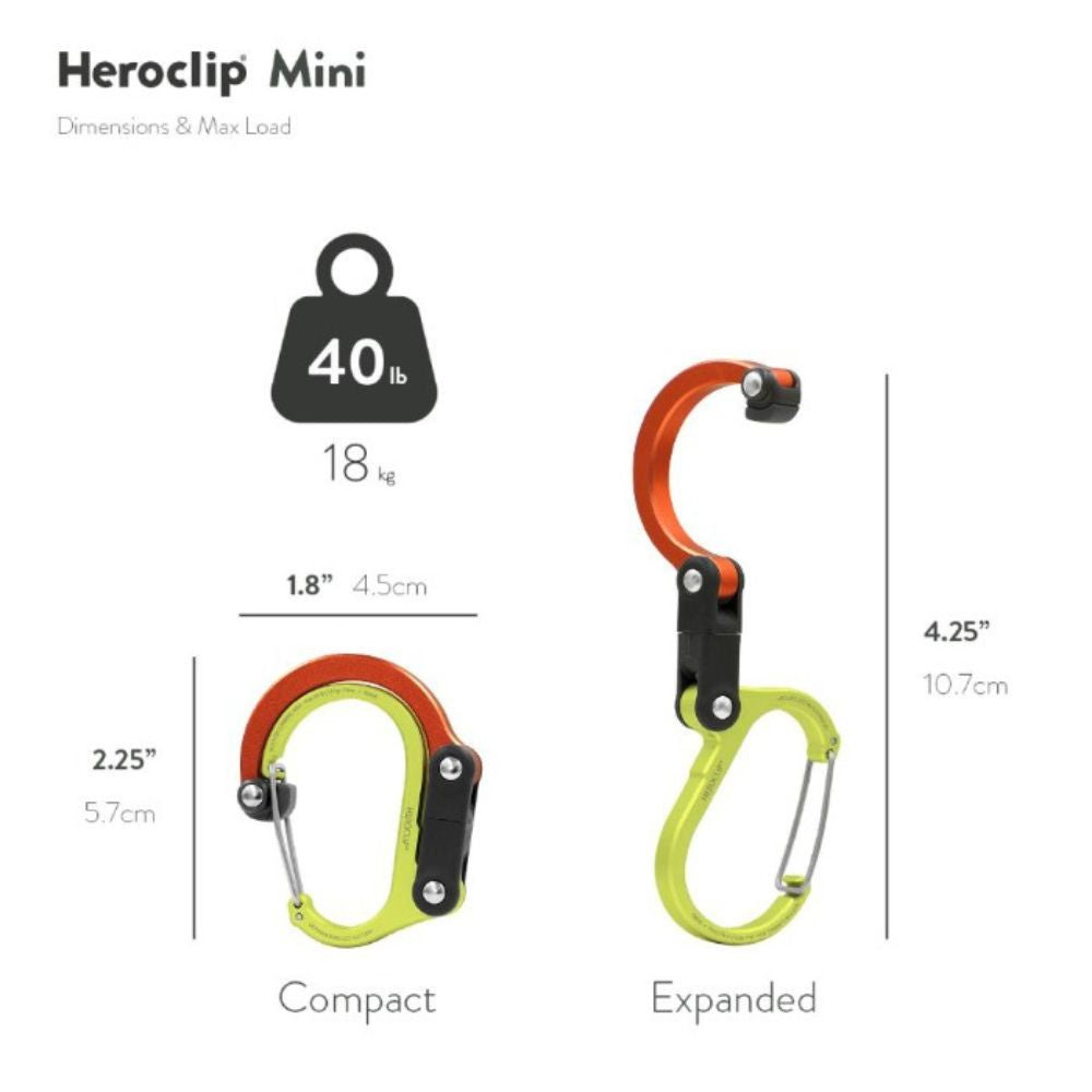 Heroclip® Mini - Fireball, Carabiners,    - Outdoor Kuwait