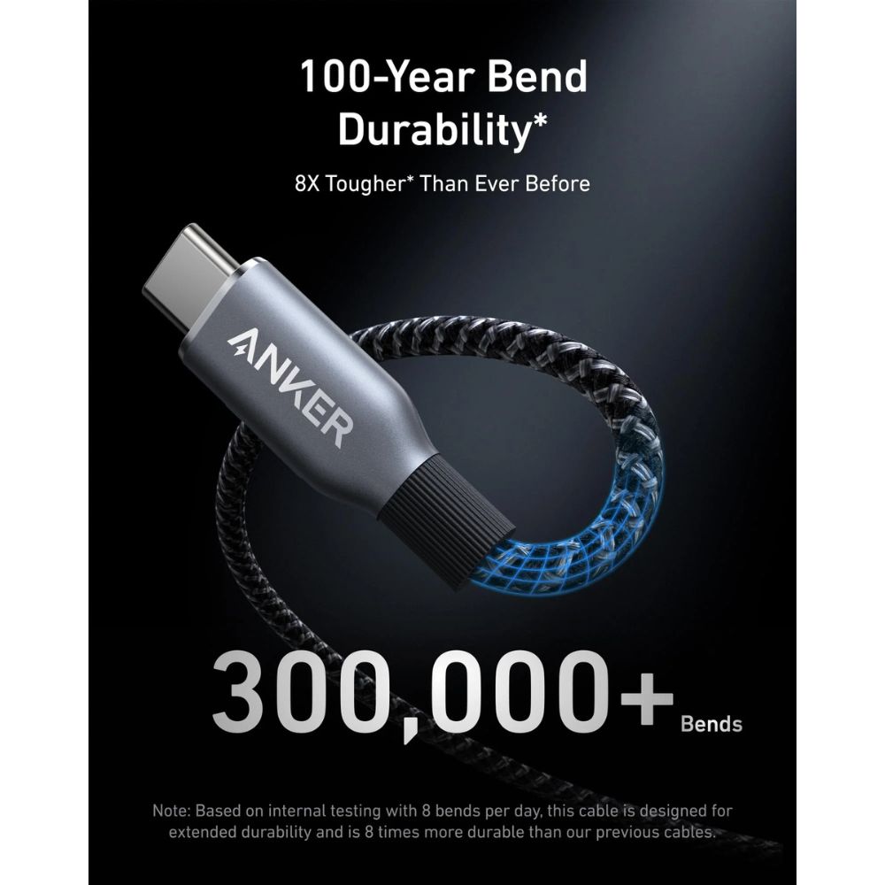 Anker Prime Charger (100W, 3 Ports, GaN) - Silver, Batteries, - Outdoor Kuwait