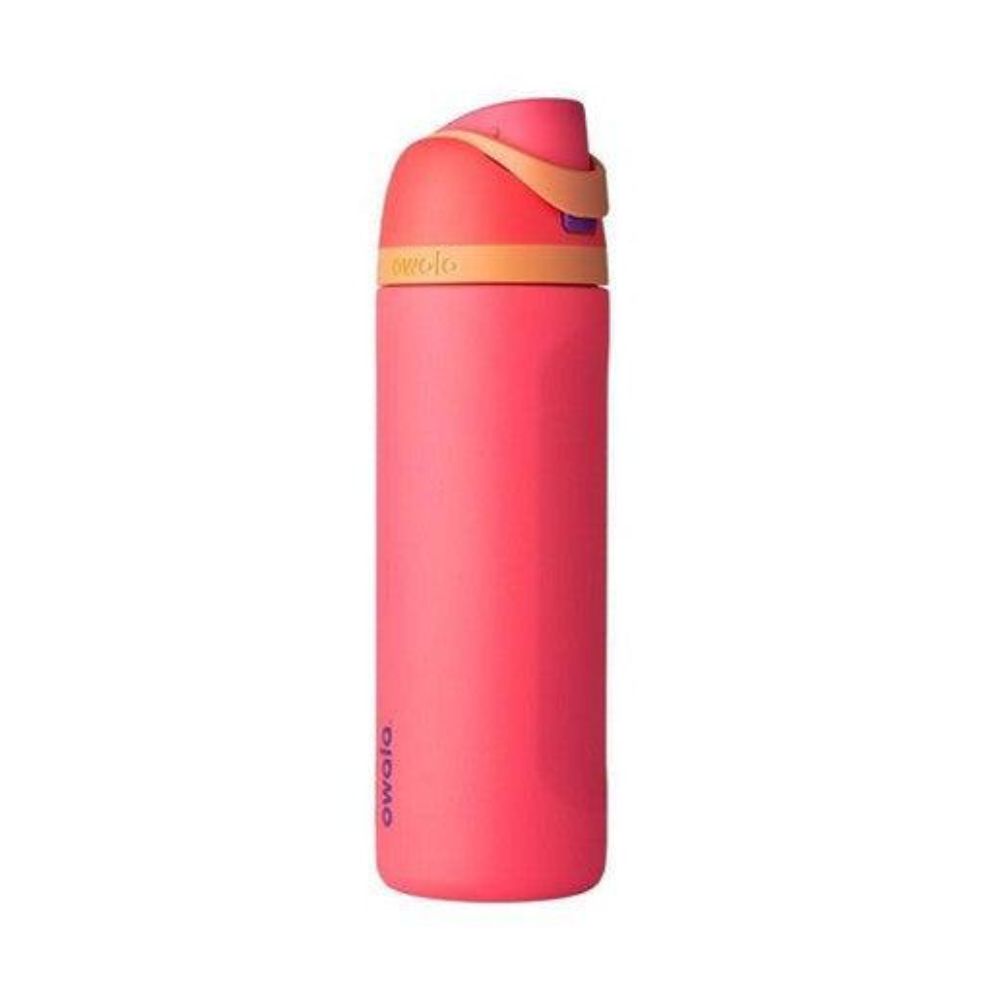 Owala FreeSip Insulated Stainless Steel Water Bottle 32 oz, Water Bottles, Pink   - Outdoor Kuwait
