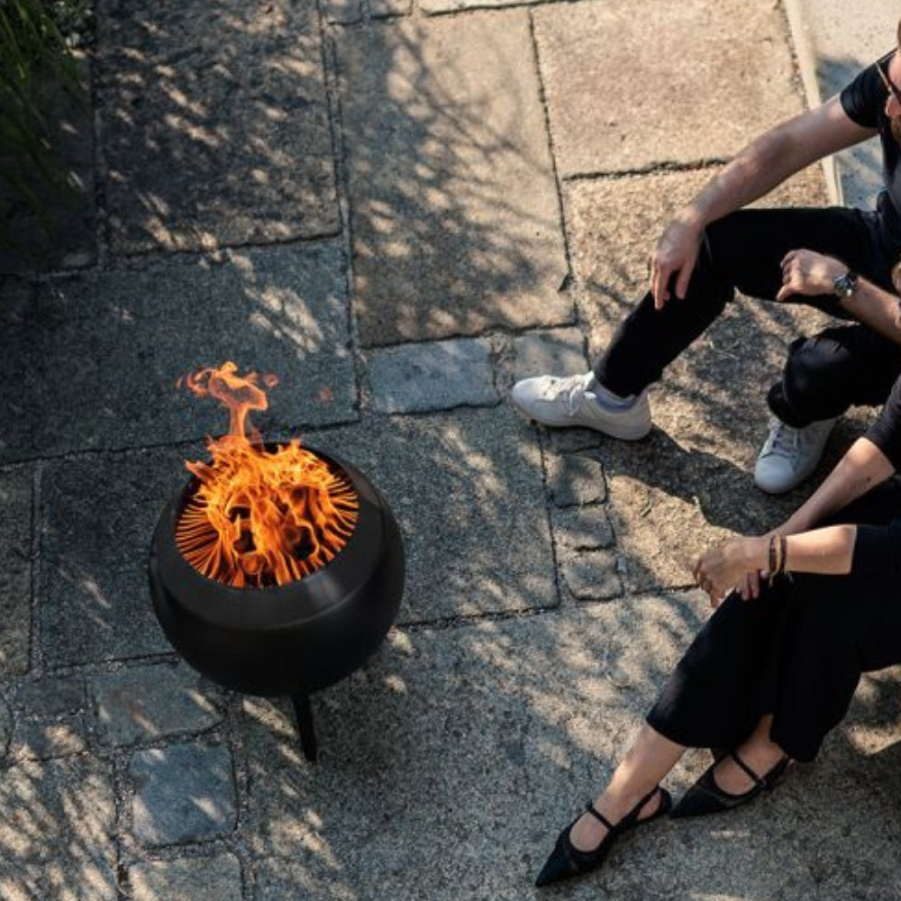 Hofats Moon 45 Fire Basket - Low Stand, Firepit, - Outdoor Kuwait