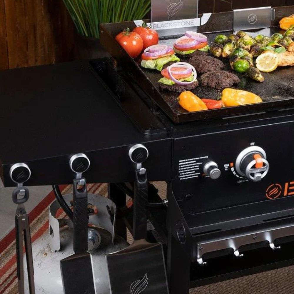 Blackstone Grease Gate and Tool Holder Combo, Griddle Accessories, - Outdoor Kuwait