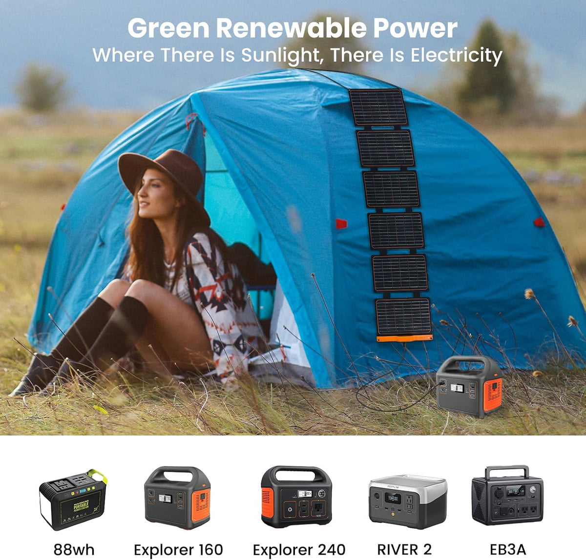 FlexSolar S60 SolarPad 60W Solar Panel Charger