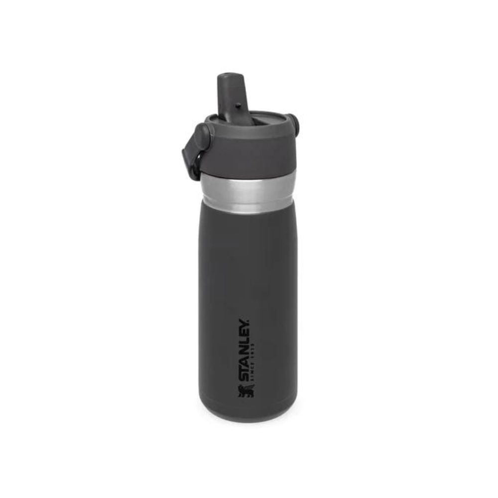 STANLEY GO FLIP STRAW WATER BOTTLE | 0.65L, Water Bottles, Charcoal   - Outdoor Kuwait