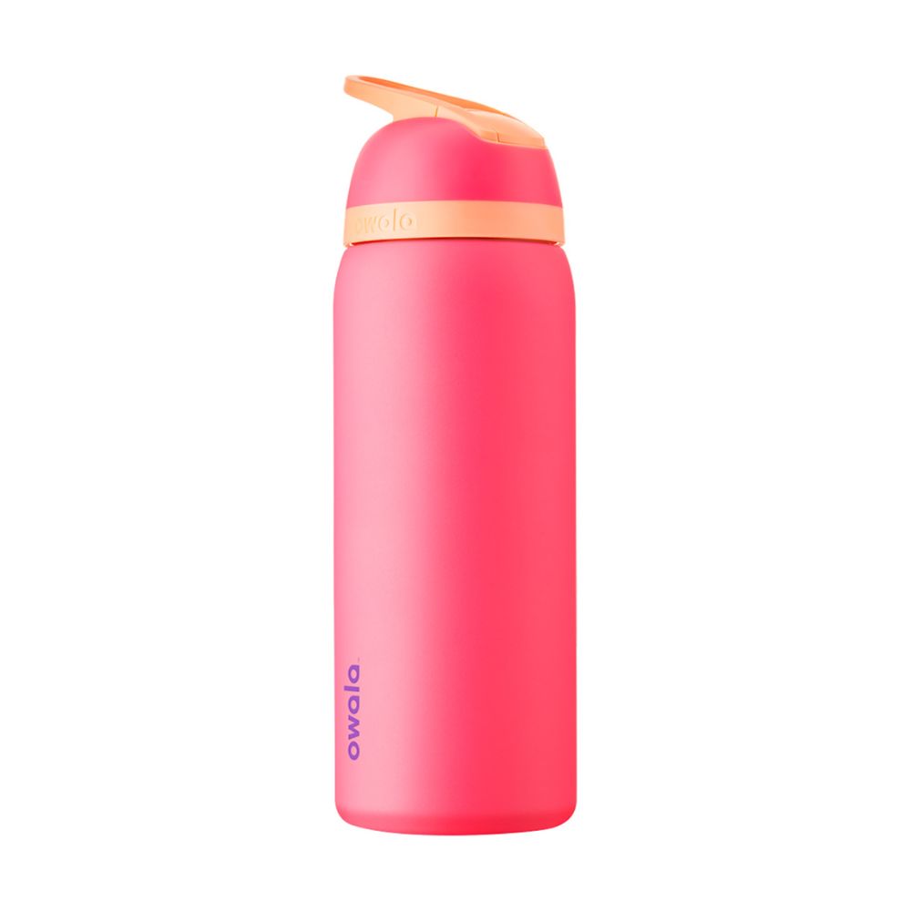 Owala Flip Insulated Stainless Steel Water Bottle 32 oz, Water Bottles, Pink   - Outdoor Kuwait