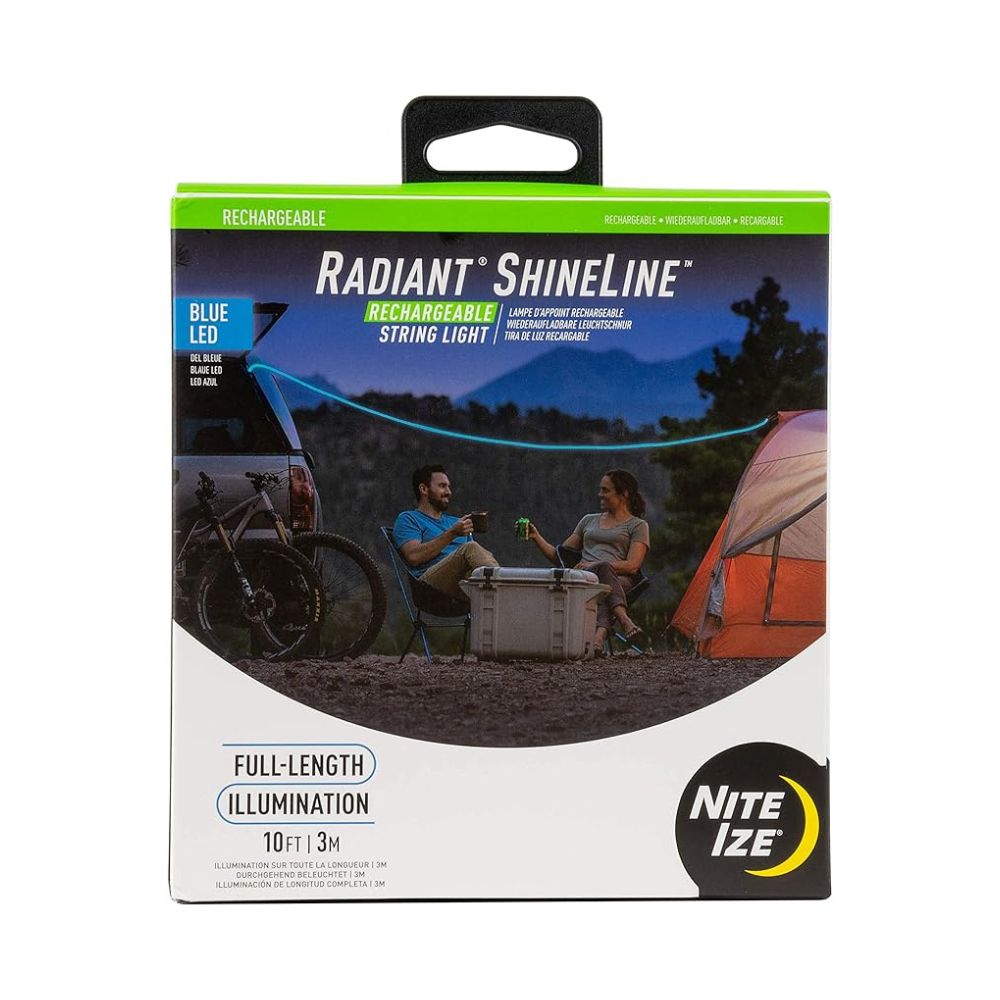 NITE IZE RADIANT® RECHARGEABLE SHINELINE™ - Blue LED, String Lights, - Outdoor Kuwait