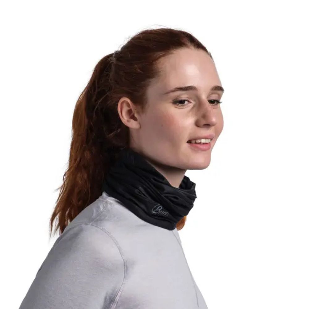 Buff Coolnet UV+ Solid Black SS24, Neckwear, - Outdoor Kuwait