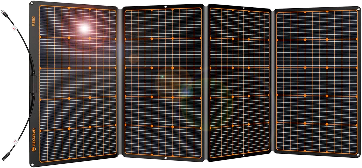 FlexSolar 360W Portable Solar Panel, Solar Panel, - Outdoor Kuwait