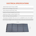 FlexSolar 240W Portable Solar Panel, Solar Panel, - Outdoor Kuwait