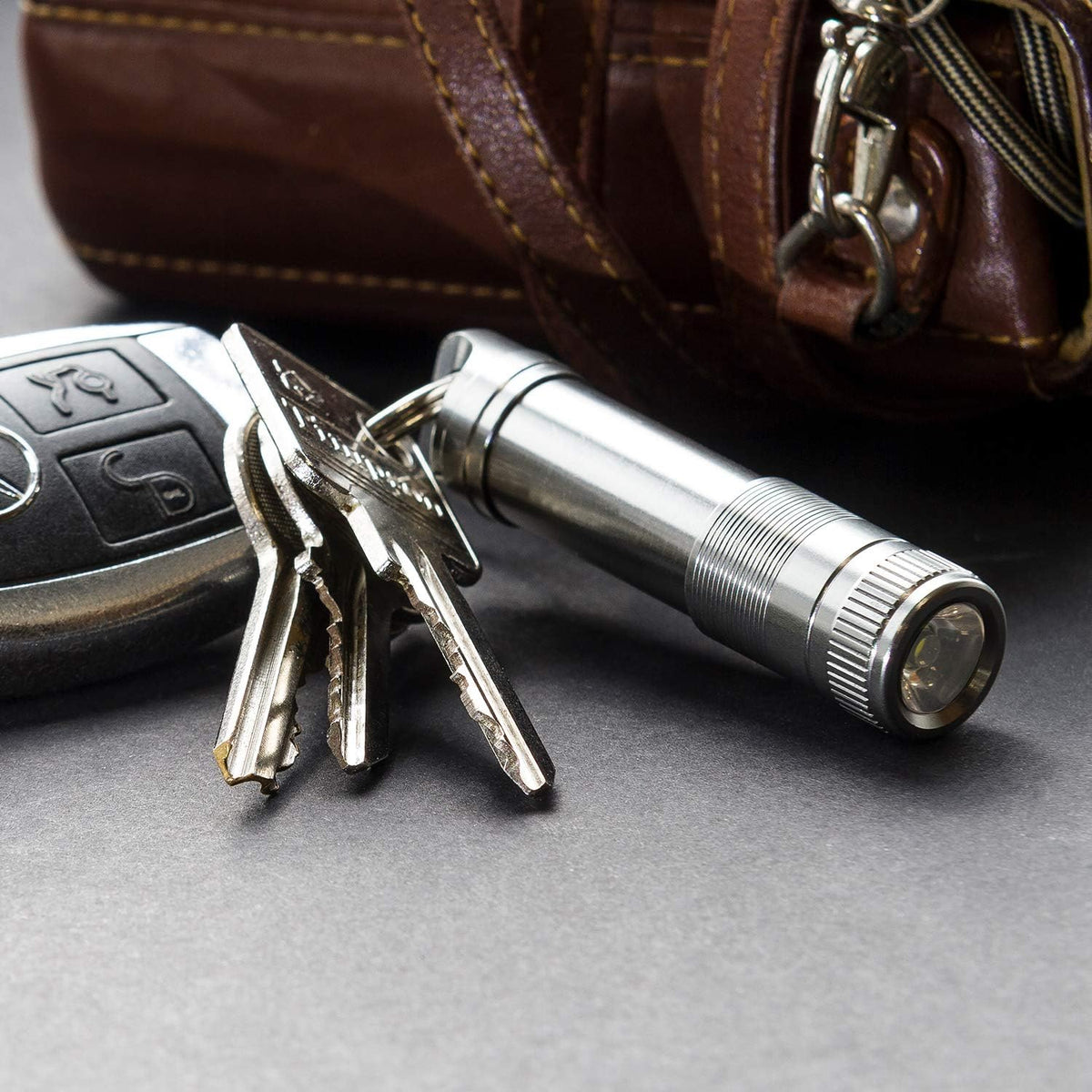 True Utility Micro AAA Waterproof Keyring Flashlight, Flashlights, - Outdoor Kuwait