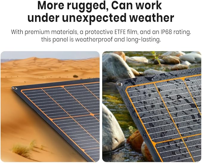 FlexSolar 120W Portable Solar Panel, Solar Panel, - Outdoor Kuwait