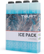 Tourit Reusable Ice Packs - 4 pack, Ice Pack, Blue - Outdoor Kuwait