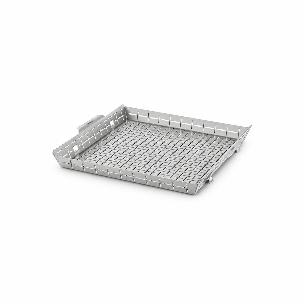 Weber Crafted Grilling Basket, Outdoor Grill Accessories, - Outdoor Kuwait