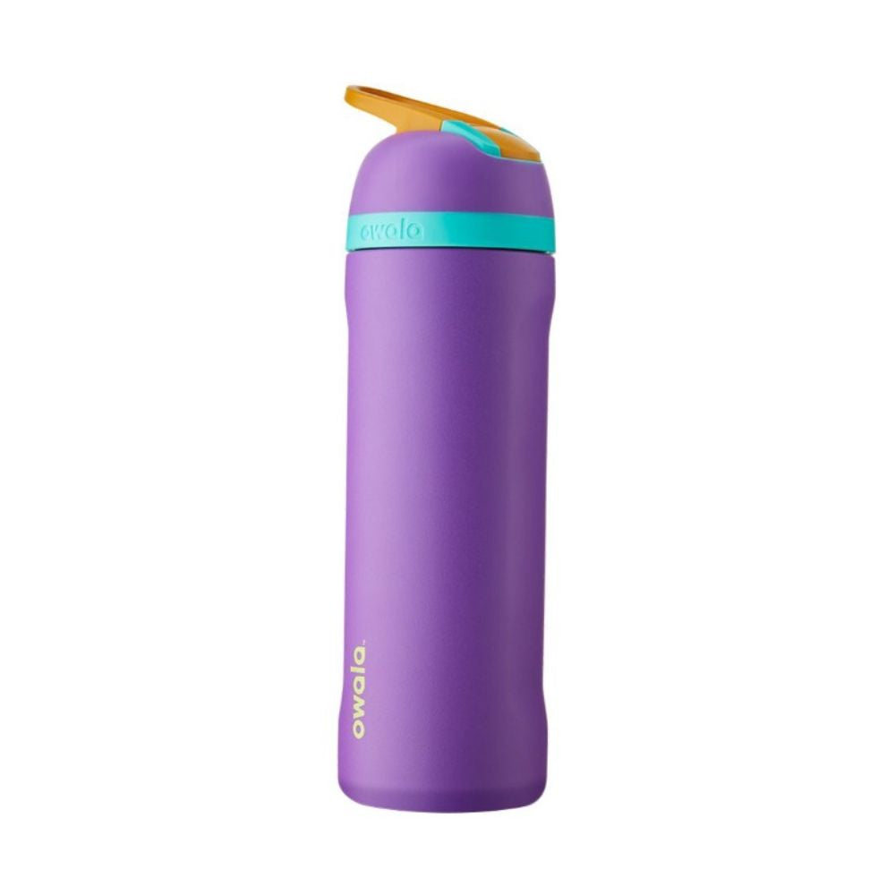 Owala Flip Insulated Stainless Steel Water Bottle 24 oz, Water Bottles, Purple   - Outdoor Kuwait