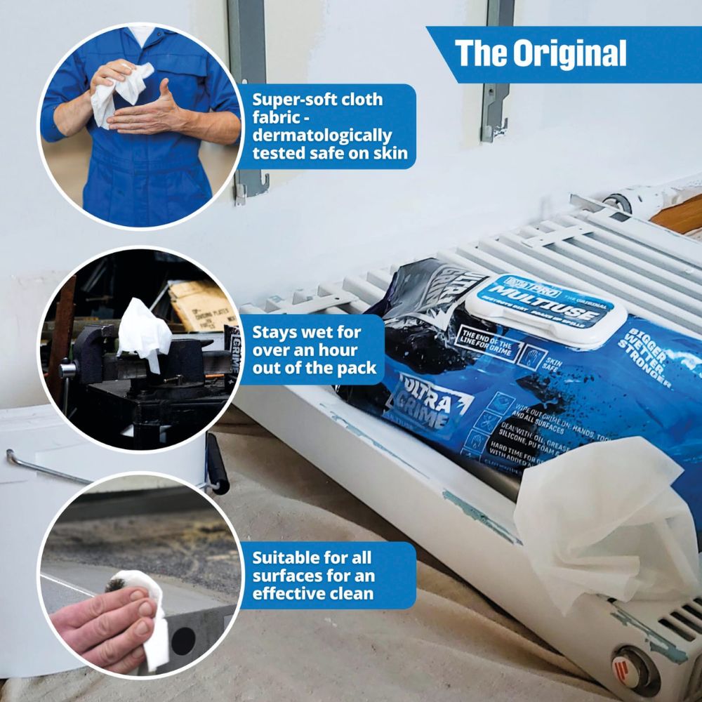 UltraGrime Pro Multiuse Wipes, Multi-Purpose Wipes, - Outdoor Kuwait