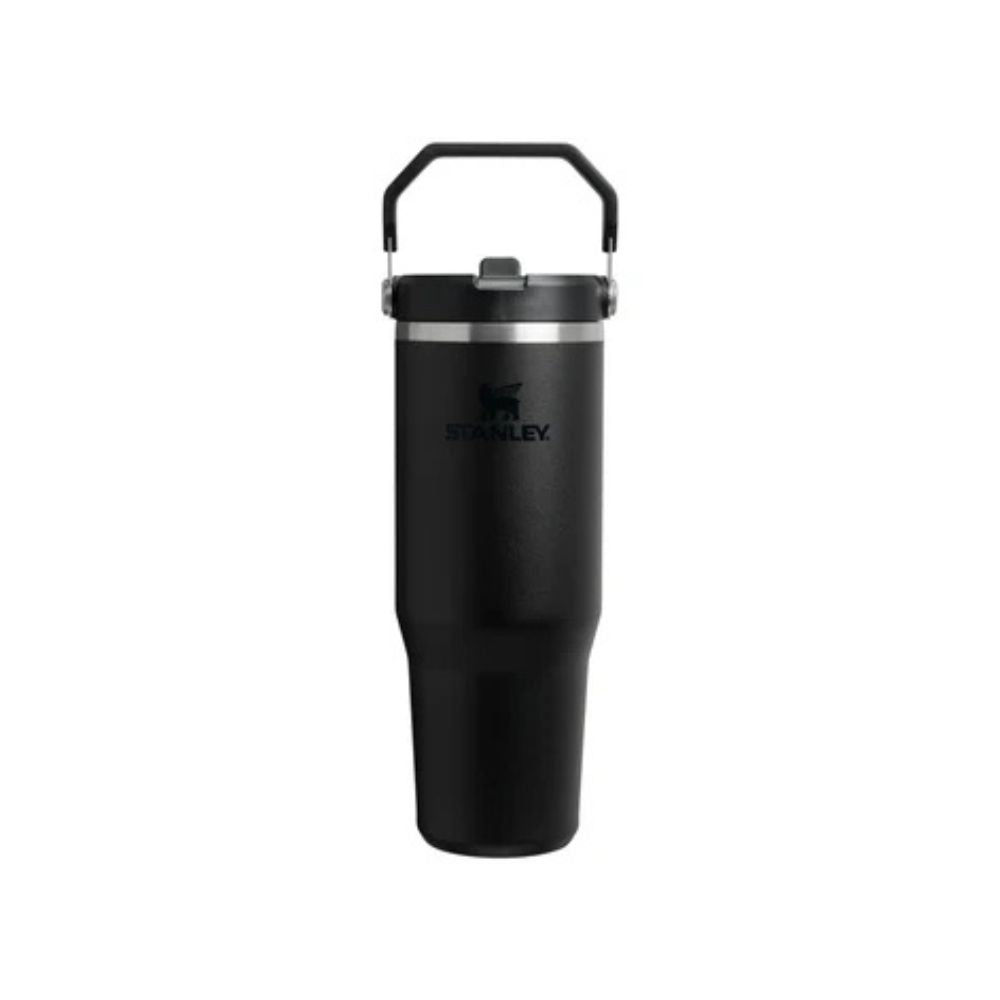 STANLEY CLASSIC ICEFLOW FLIP STRAW TUMBLER | 0.8L | 30 oz, Water Bottles, Black 2.0 - Outdoor Kuwait