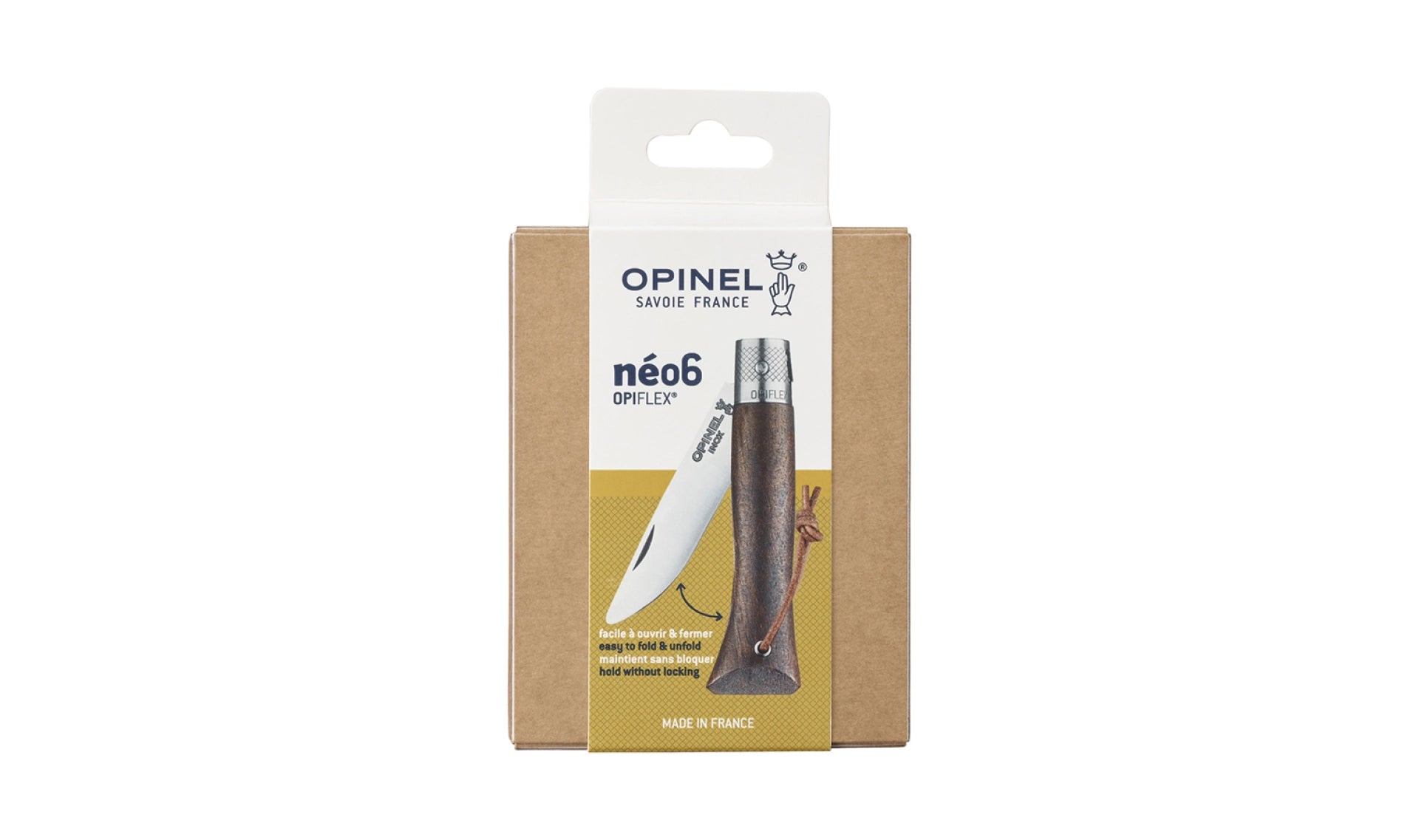 Opinel Néo6 Black Walnut Pocket Knife 3123840031083