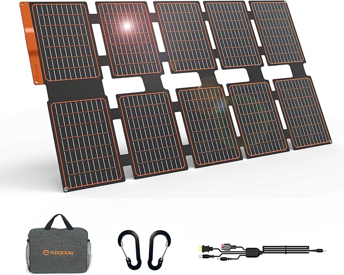 FlexSolar 100W Foldable Solar Panel, Solar Panel, - Outdoor Kuwait