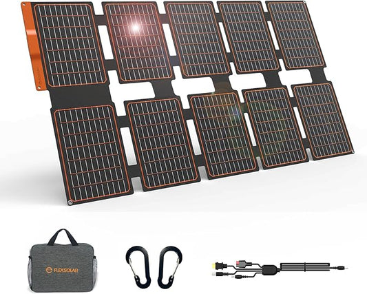 FlexSolar 100W Foldable Solar Panel, Solar Panel, - Outdoor Kuwait