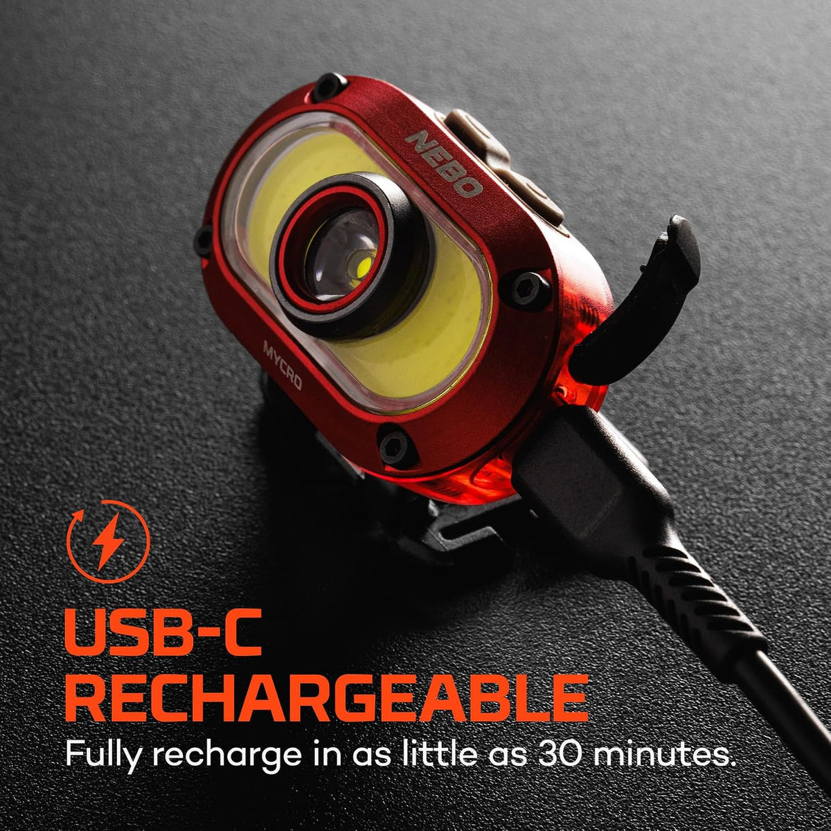 Nebo Mycro 550+ Rechargeable Headlamp