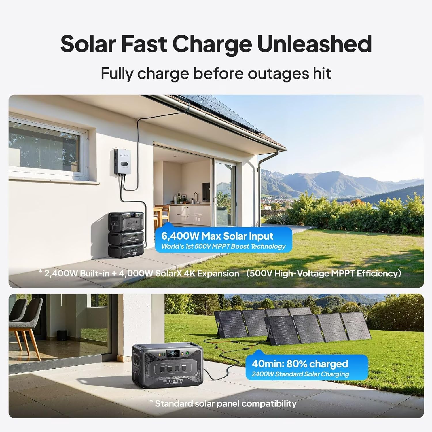Bluetti Apex 300 Portable Power Station | 3800W 2760Wh, Power Station, - Outdoor Kuwait