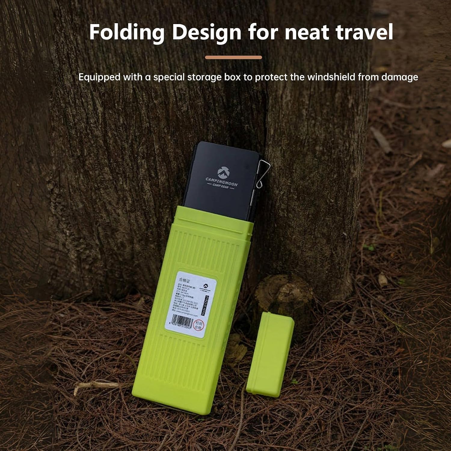 Campingmoon Foldable Aluminum Camp Stove Windscreen 10-Plate with Storage Box, , - Outdoor Kuwait