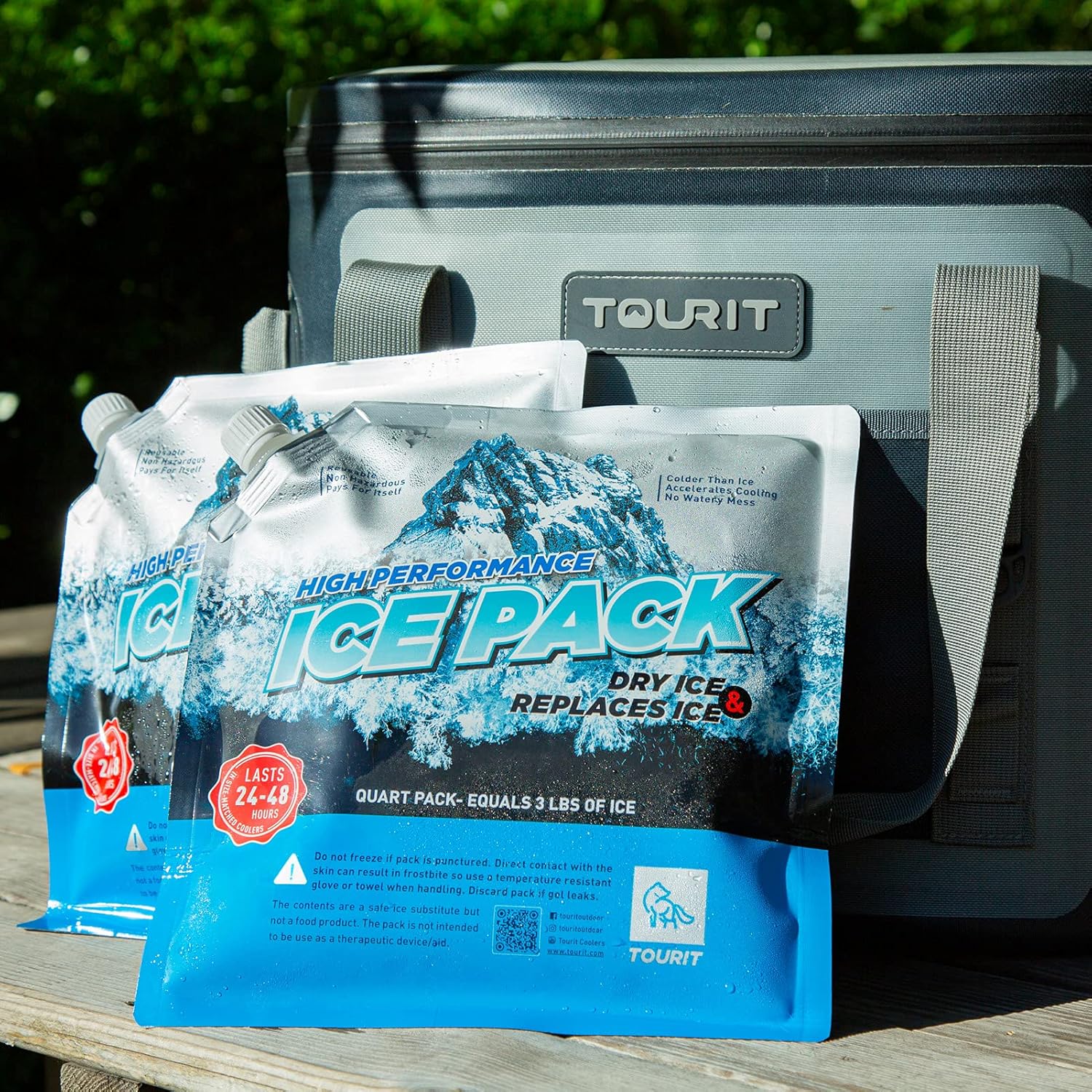Tourit Reusable Ice Packs - 4 Pack, Ice Pack, - Outdoor Kuwait