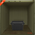 Cargo Container Shield Box, Storage Container, Black - Outdoor Kuwait