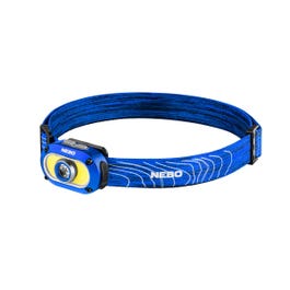 Nebo Mycro 550+ Blue Rechargeable Headlamp, Headlamps, - Outdoor Kuwait