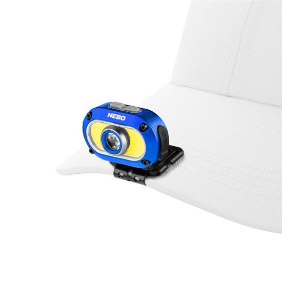 Nebo Mycro 550+ Blue Rechargeable Headlamp, Headlamps, - Outdoor Kuwait