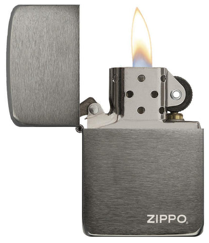 Black Ice 1941 Replica with Zippo logo, Lighter, - Outdoor Kuwait