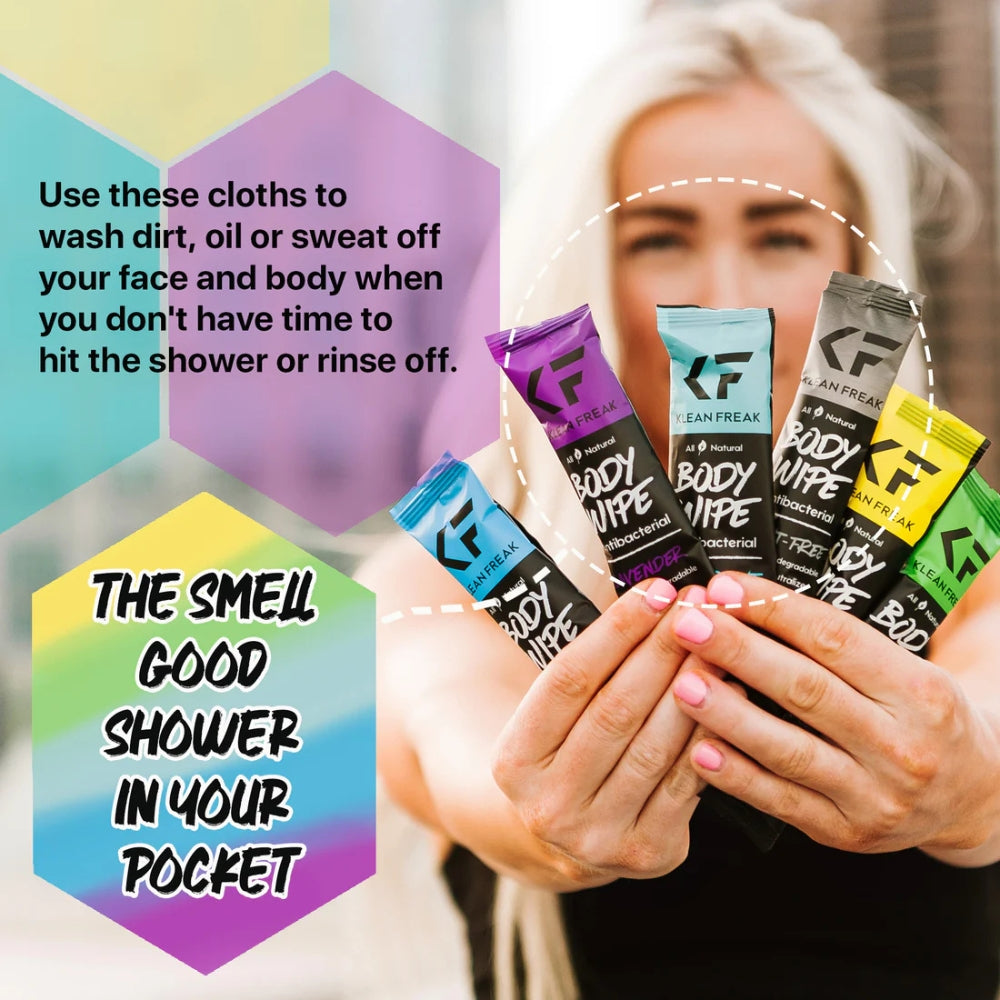 Klean Freak Body Wipes - 12 Pack, Body Wipes, - Outdoor Kuwait