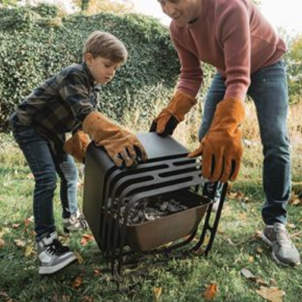 Hofats Cube Fire Basket, Firepit, - Outdoor Kuwait