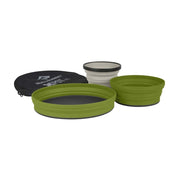 SEA TO SUMMIT X-SET 3-PIECE - OLIVE/SAND, Cooking Set, - Outdoor Kuwait