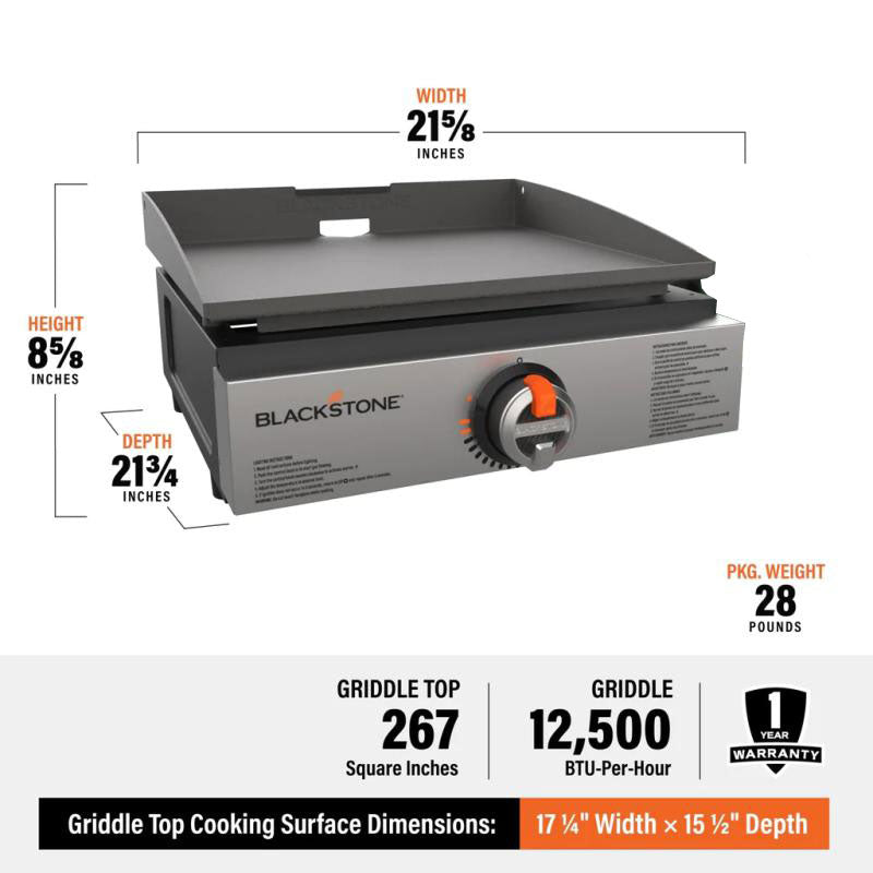 Black Stone 17" GRIDDLE, Griddle,    - Outdoor Kuwait