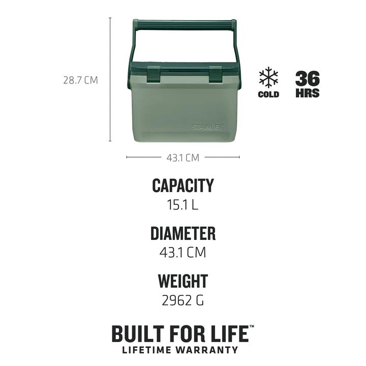 STANLEY ADVENTURE EASY CARRY OUTDOOR COOLER | 15.1L, Coolers,    - Outdoor Kuwait