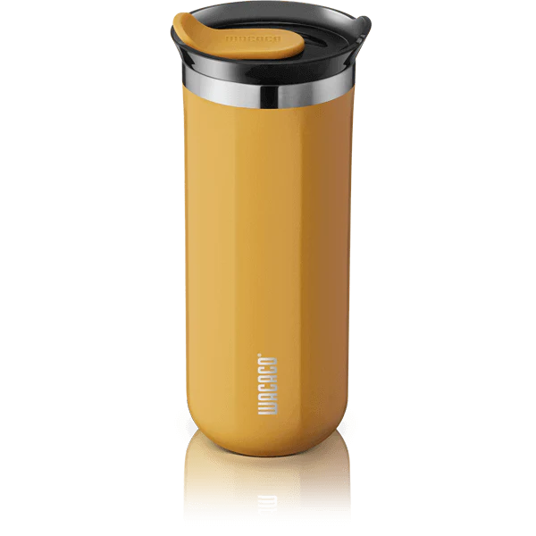 Wacaco Octaroma Grande - Vaccum Insulated Mug | 435ml, Mugs, Yellow - Outdoor Kuwait