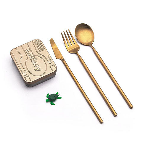 Outlery Cutlery Set - Metallic Gold