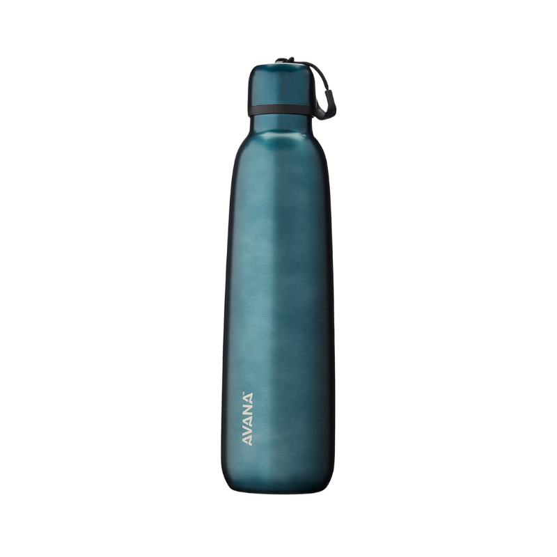 Avana Ashbury Stainless Steel Insulated Water Bottle, 24 oz, Water Bottles, Deep Ocean   - Outdoor Kuwait