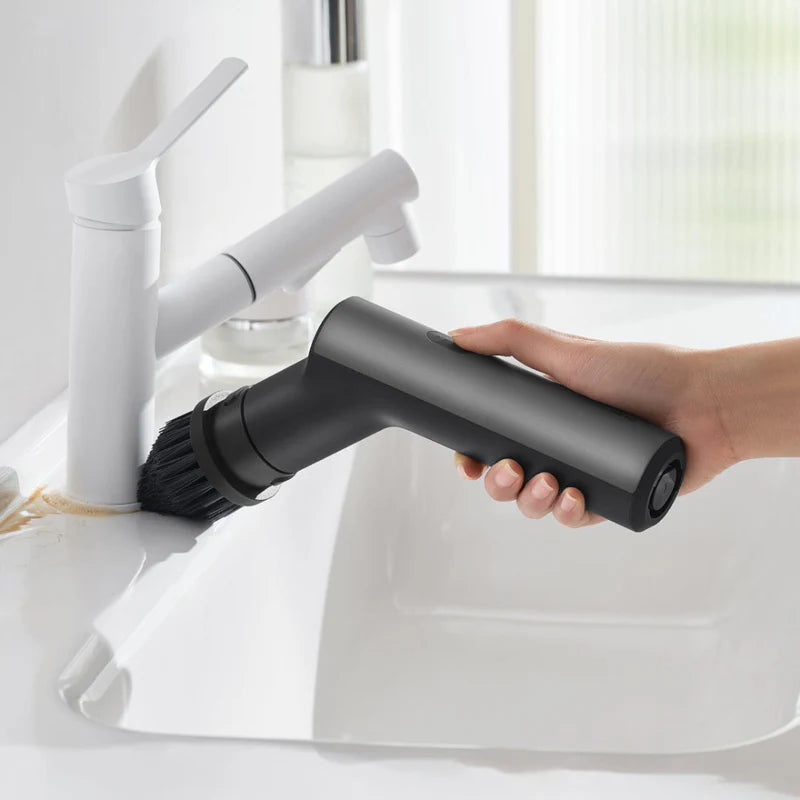 Hoto Electric Spin Scrubber, Cleaning Scrub, - Outdoor Kuwait