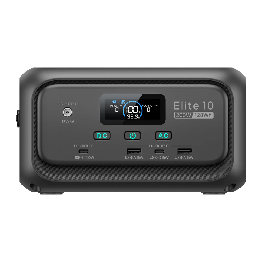 Bluetti Elite 10 Mini Power Station | 200W 128Wh, Power Station, - Outdoor Kuwait