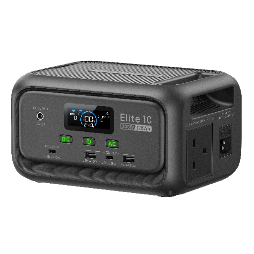 Bluetti Elite 10 Mini Power Station | 200W 128Wh, Power Station, - Outdoor Kuwait
