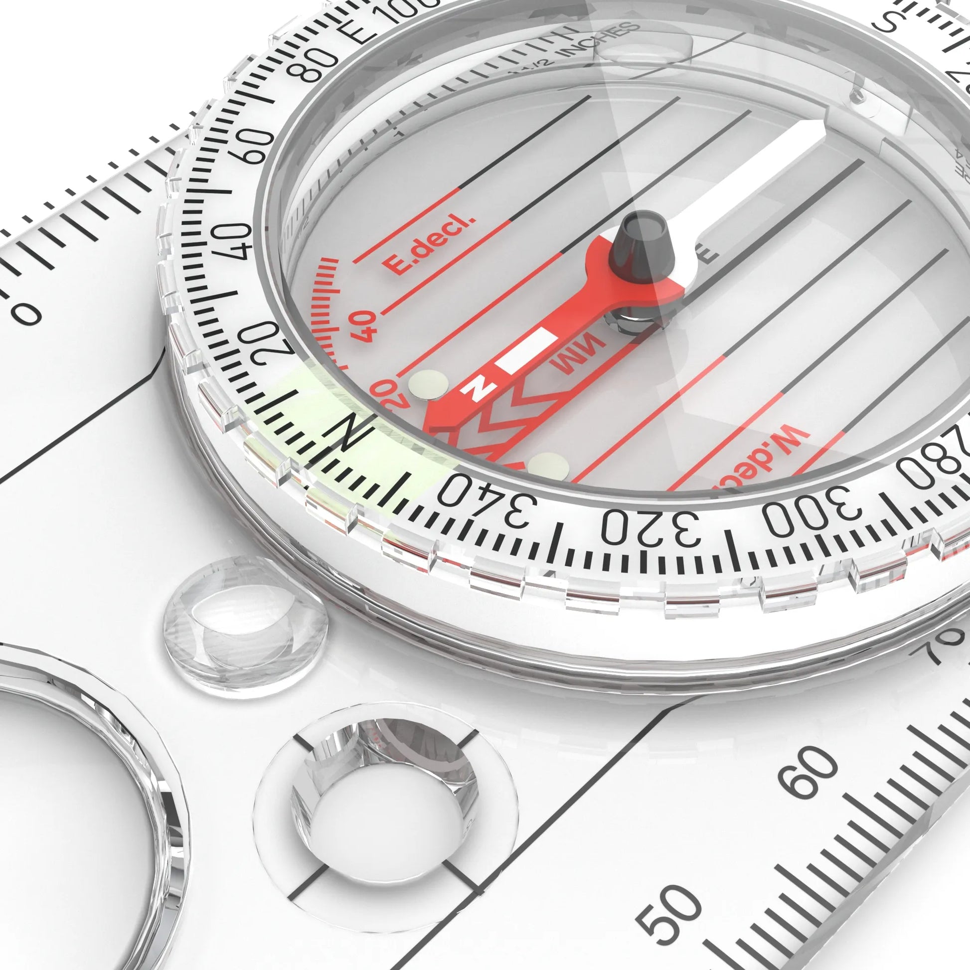 Silva Expedition 4 Baseplate Compass with Declination Adjustment Magnifying Lens, , - Outdoor Kuwait