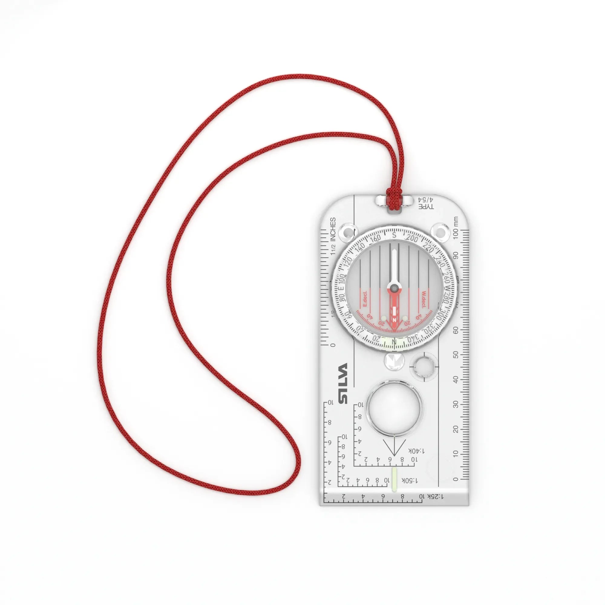 Silva Expedition 4 Baseplate Compass with Declination Adjustment Magnifying Lens, , - Outdoor Kuwait