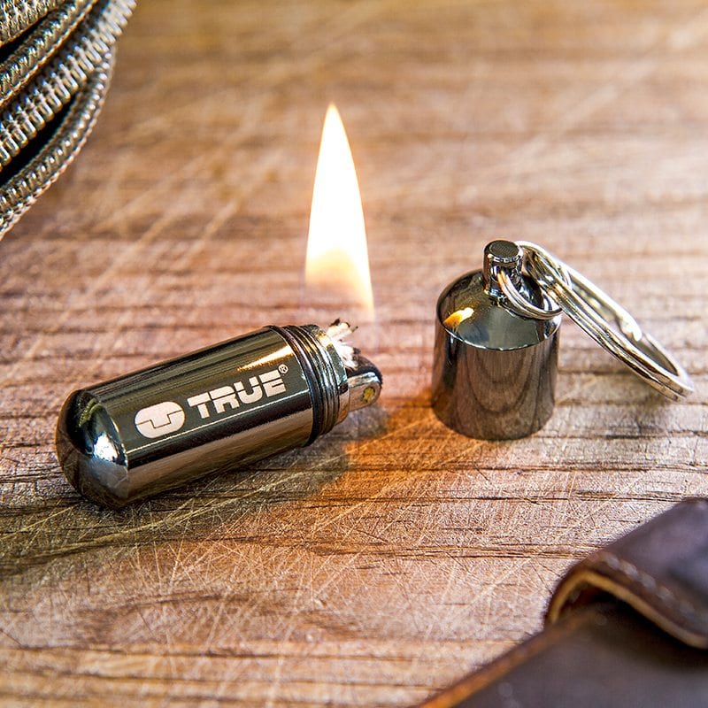 True Utility FireStash Waterproof Keyring Lighter, Key Chain, - Outdoor Kuwait