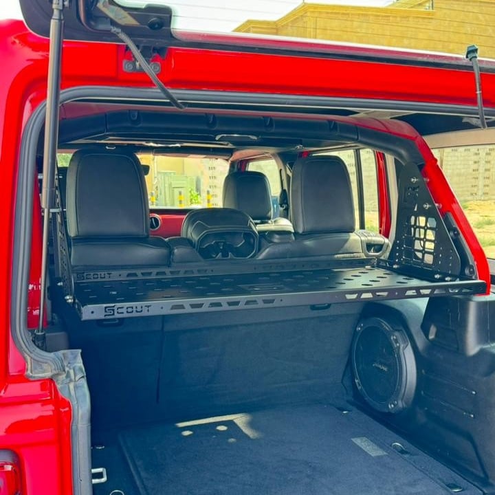 Cargo Shelf Wrangler JL 4-Door with Side Molle Panels