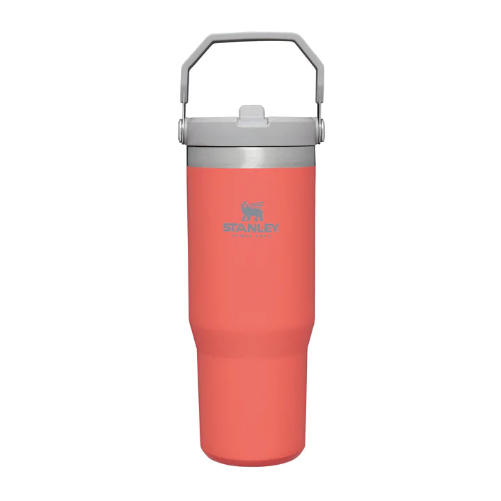 STANLEY CLASSIC ICEFLOW FLIP STRAW TUMBLER | 0.8L | 30 oz, Water Bottles, Guava - Outdoor Kuwait