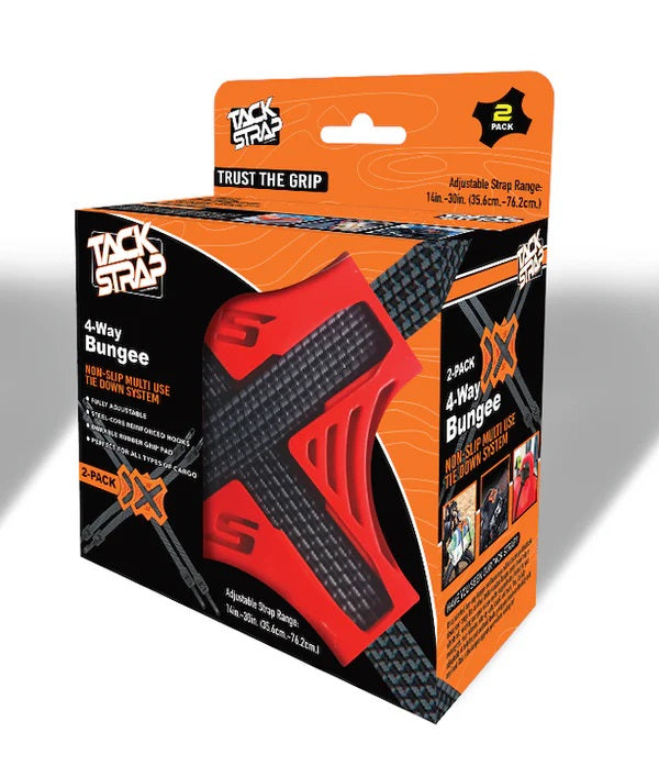 Stapll Tack Strap - 2 Pack, Bungee Cord, Red - Outdoor Kuwait
