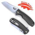 Honey Badger Flipper Wharncleaver Large With Choil D2, Knives,    - Outdoor Kuwait